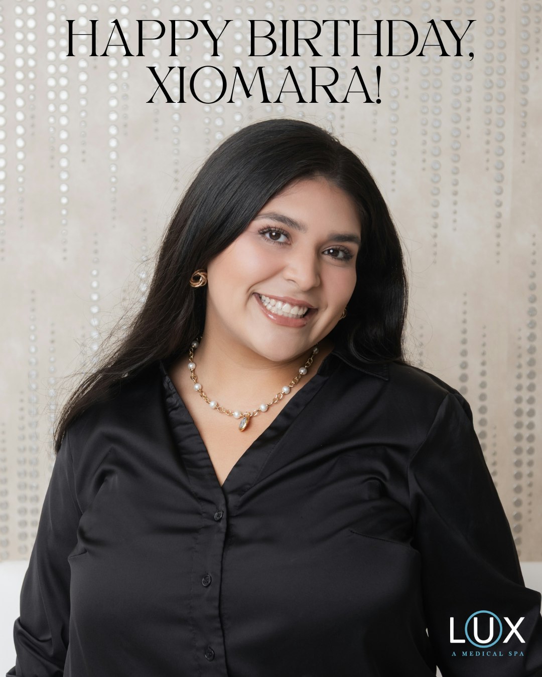Happy birthday to the person who makes your visit feel seamless from the moment you walk through our doors — Xiomara!

As a Patient Coordinator & Medical Assistant, Xiomara Garcia is often the first friendly face you see and the one keeping every detail of your visit running smoothly behind the scenes. Her warmth and organization are a big part of why our patients feel so well cared for from the moment they arrive.

Join us in wishing Xiomara a very happy birthday! We’re so lucky to have her on the LUX team. 🎂