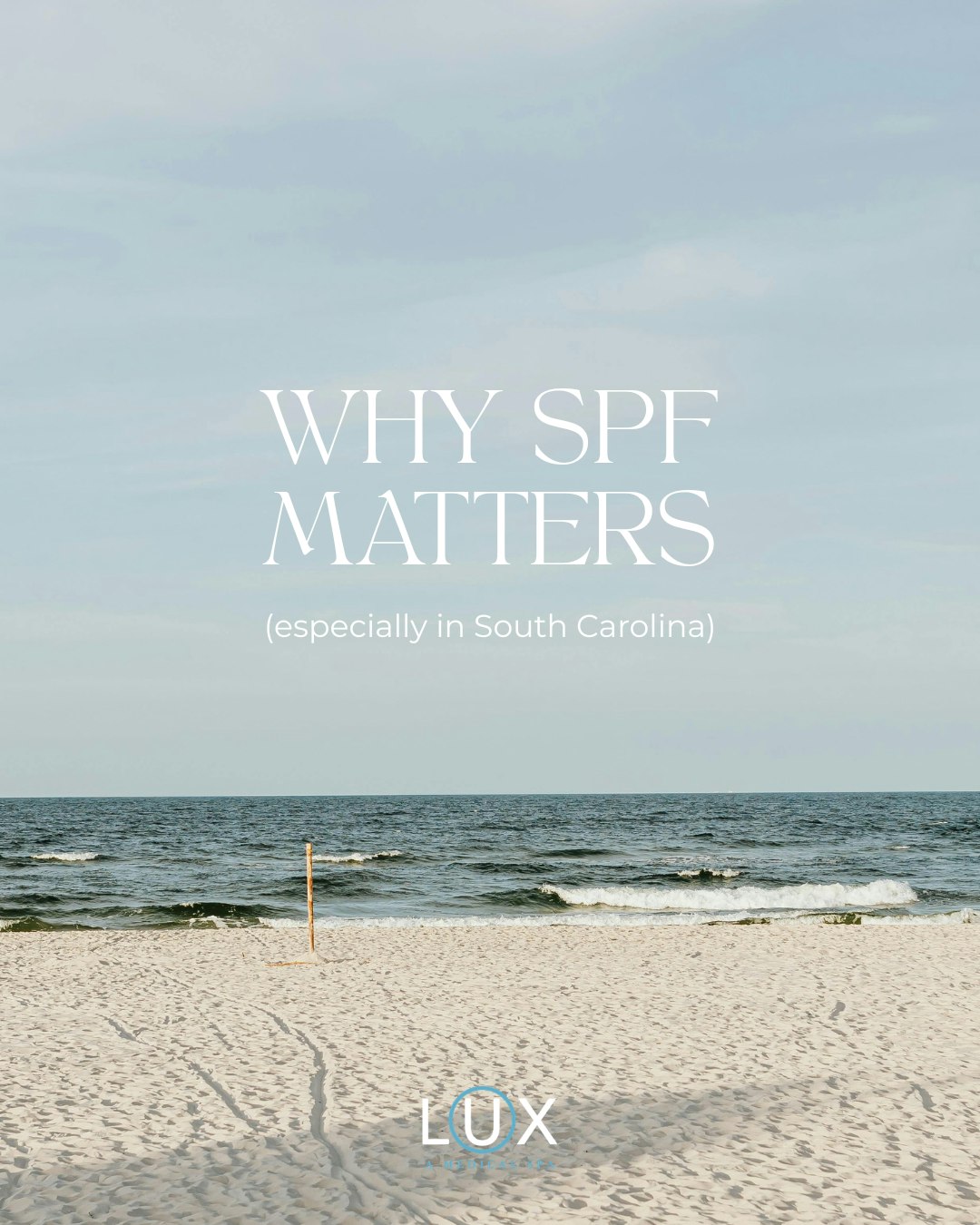 South Carolina sun hits different, and your skin feels every bit of it, whether you realize it or not. SPF isn't a summer thing. It's an everyday, rain or shine, yes-even-in-your-car thing. Swipe to see why. ☀️
