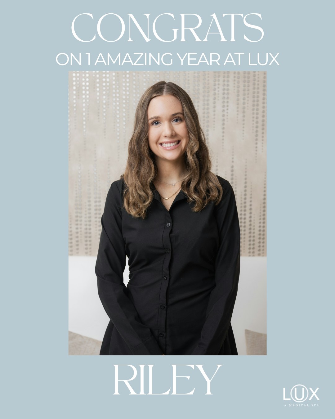 One year ago, Riley joined LUX, and it’s hard to imagine the front desk without her now.
Happy 1-year work anniversary to Riley, our Patient Coordinator! From the first phone call to the moment you walk through the door, Riley is often the reason your visit feels easy instead of stressful. 🎉
She brings warmth and genuine care to every interaction, and we’re so glad her first year at LUX is just the beginning.
Join us in celebrating Riley's 1-year anniversary and drop your congratulations in the comments!
#LuxMedSpa #LuxuryMedSpa #5StarMedSpa #LowCountryBeauty