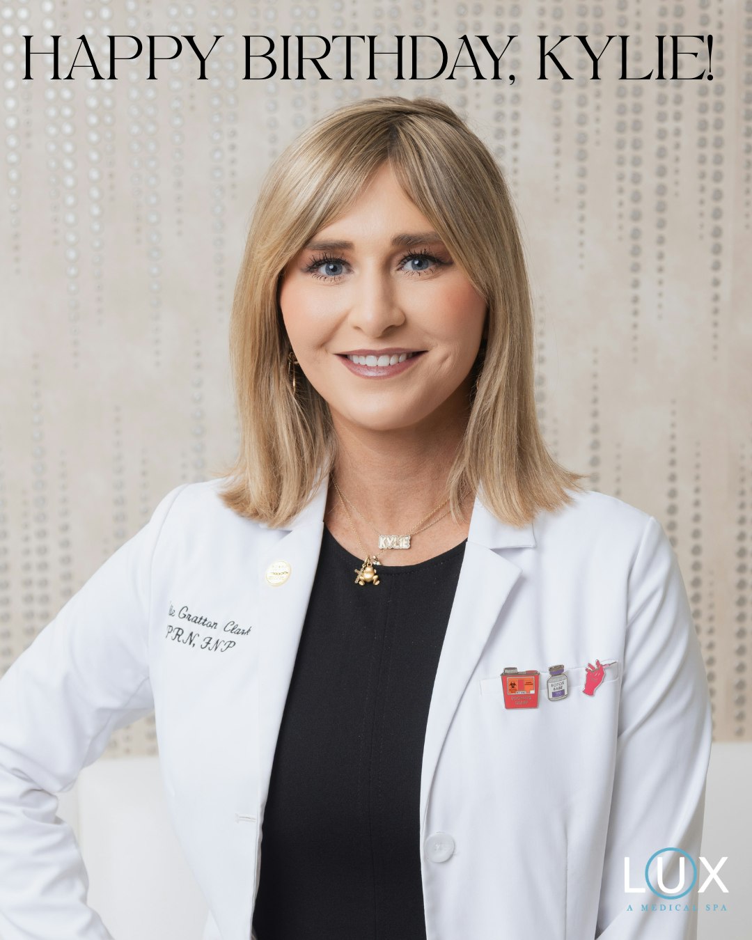 Happy birthday to Kylie Gratton, one of our amazing Nurse Practitioners! 🎂 

Kylie almost walked away from medicine. We’re so glad she walked in here instead... 

Before LUX, Kylie spent eight years as a psych nurse. Then she worked urgent care through COVID, sometimes seeing up to 200 patients a day on her own. Burned out, she turned to aesthetics, and she did it the right way.

Before she treated a single patient, Kylie spent six months training directly under LUX’s co-owners: Board Certified Dermatologist Carmen A. Traywick, MD, and Board Certified Plastic Surgeon Frederick G. Weniger, MD MBA, F.A.C.S. 

It wasn’t a weekend course. It was six months of hands-on medical training. Today, every protocol she follows is physician-vetted, and both of them still oversee her work.

Almost six years later, she’s one of the most trusted injectors in the Lowcountry.

Help us wish @kylienp_luxamedicalspa a happy birthday in the comments!

#LuxMedSpa #BlufftonSC #HiltonHeadIsland #NaturalResults #LuxuryMedSpa #5StarMedSpa #LowCountryBeauty